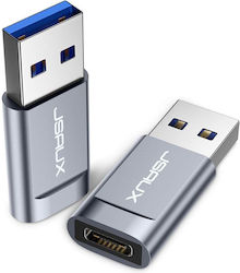 Jsaux USB-A male σε USB-C female 2τμχ Jsaux USB-A male σε USB-C female 2τμχ