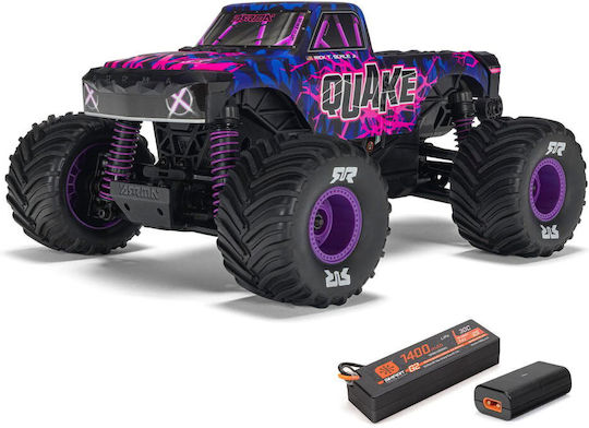 Arrma Quake Grom 4x4 Τηλεκατευθυνόμενο Αυτοκίνητο Monster Truck 4WD Μωβ
