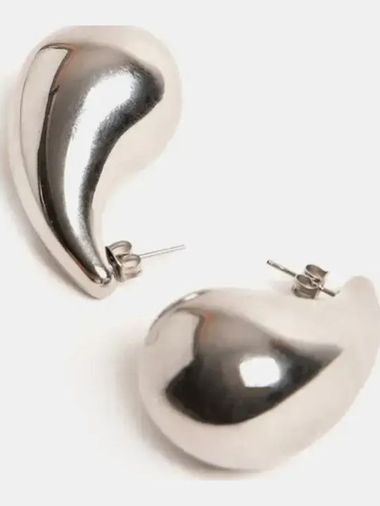 Ohrringe Anhänger Tropfenform Silber Silber