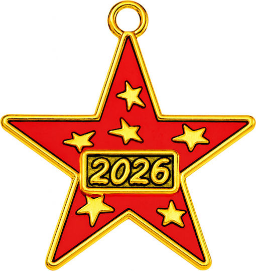 Метален Декоративен Star 2x2.5см М2026/11326
