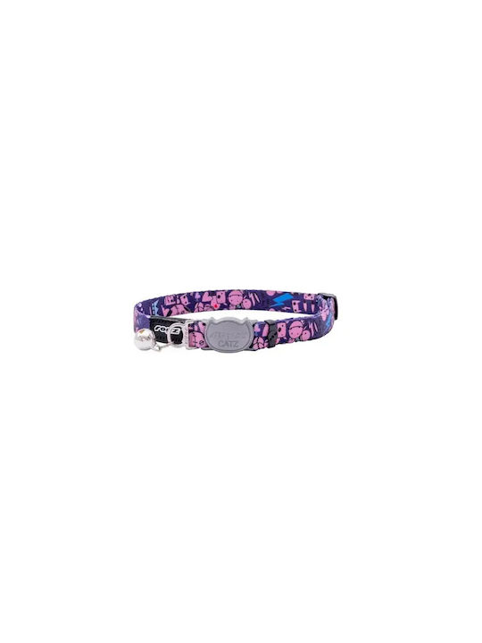 Περιλαίμιο Γάτας Rogz Fusion Safety Collar Punk Purple Small