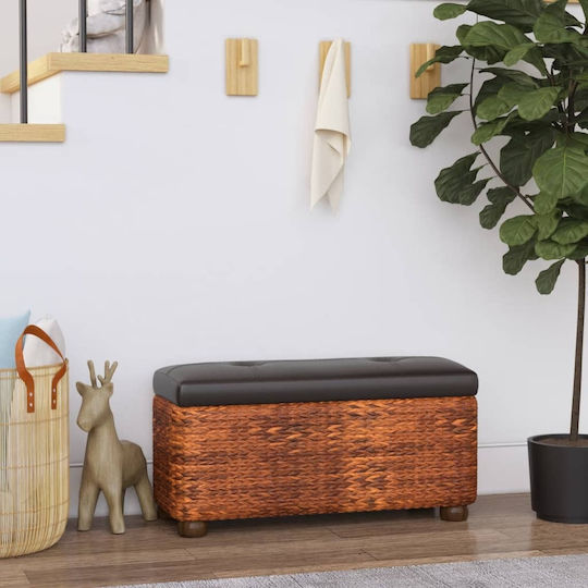 Stool For Living Room With Storage Space Gray 2pcs 69x27x36cm