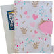 Handmade Child Health Book Cover Smiley Hearts