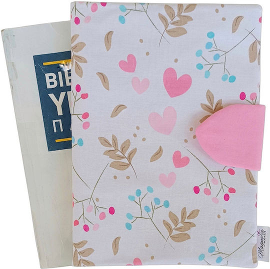 Handmade Child Health Book Cover Smiley Hearts