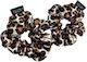 Glov Satin Scrunchies Satin Hair Ties S M Cheetah 2 Pieces