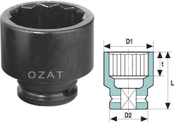 1/2'' Impact Socket Head 12 Points Short 1 5/16'' 1/2'' Impact Socket Head 12 Points Short 1 5/16''