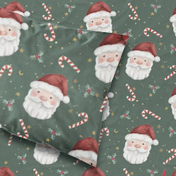 Pair of Christmas Pillow Cases Santa Claus 2 50 x 70 cm Red Borea