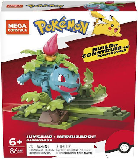 Mega Bloks Τουβλάκια Pokémon για 6+ Ετών 86τμχ