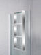 Gloria Salto Bathtub Shelf Metallic 90x35x8.5cm Silver