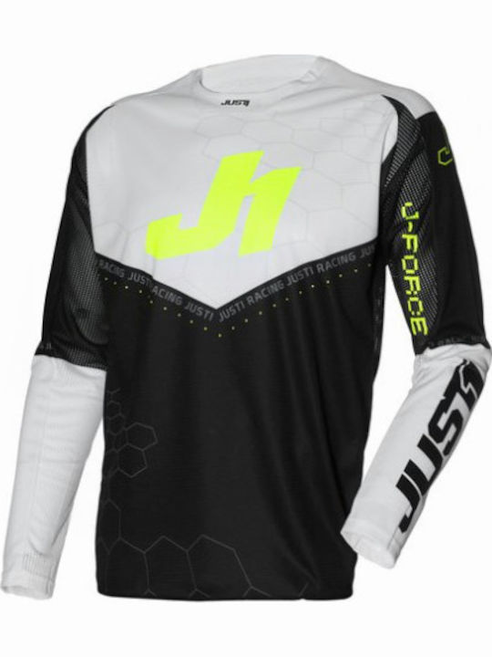 Just1 Racing Men's Jersey Motocross Black