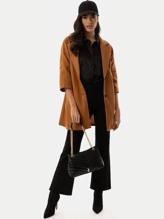 Women's Light Brown Coat Size XL