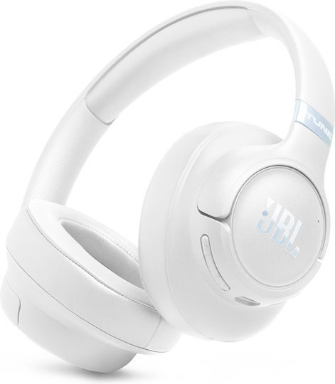 JBL Tune 780NC Wireless / Wired Over Ear Headphones with 76 hours of Operation and Quick Charge White