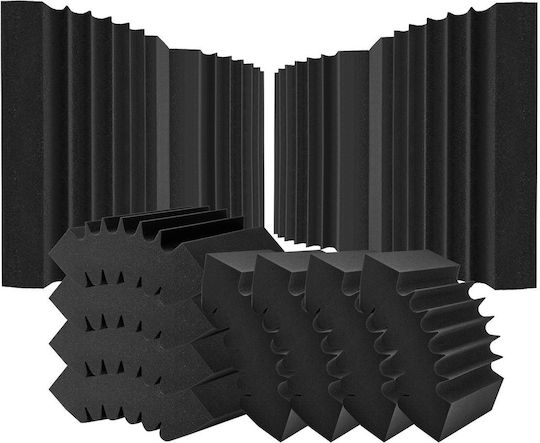 Vevor Σετ Ηχοαπορροφητικών (4τμχ) σε Σχέδιο Wedge 16.5cm x 6.3cm x 120mm