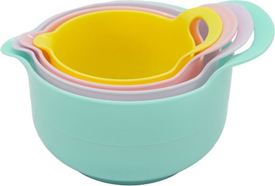 Zenker Rührschüssel Kunststoff mit Durchmesser 19cm. 4Stück