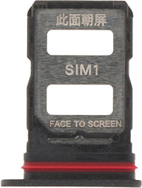 Handy SIM/SD-Kartenhalter Dual Sim Dual Sim Tray Xiaomi Poco X7 Schwarz