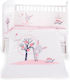 Kikka Boo Baby Crib Bedding Set Bunny 2pcs Pink