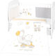 Kikka Boo Baby Crib Bedding Set Joyful Mice 2pcs Yellow
