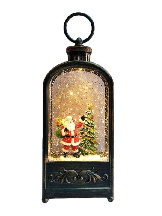 Crăciun Iluminată Ornamental Lampă facială cu Moș Crăciun 9x5x23cm 1buc