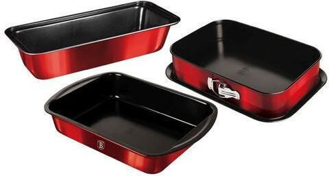 Berlinger Haus Backform Torte Rostfreier Stahl mit abnehmbarem Boden 3cm