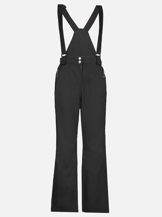 VELENBLF44 Pantaloni de schi și snowboard pentru femei Ski & Snowboard Coajă moale Negru