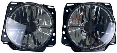 Front Cross Lights Vw Golf Ii 1983-1993 Chrome Without Bulbs Set 2 Pieces Volkswagen Depo
