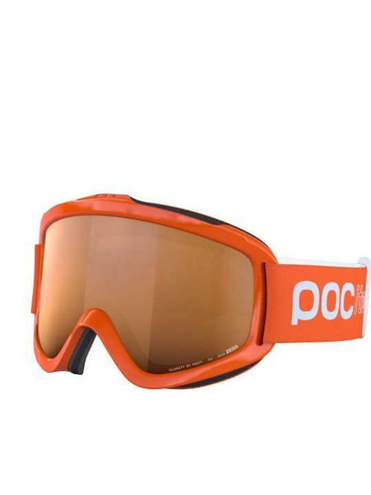 Poc Iris Μάσκα Σκι & Snowboard Ενηλίκων Πορτοκαλί με Φακό σε Πορτοκαλί Χρώμα