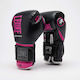 Leone 1947 Leather Boxing Gloves for Competition Black/Fuchsia