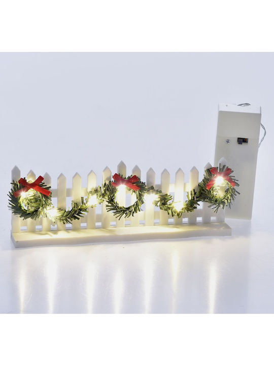 Mini Zaun Licht Kränze Set 2Stücke 16x6cm 71898