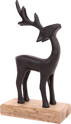 InTheBox Weihnachtsfigur Aus Holz Hirsche Schwarz 19cm 4Stücke Saint 023840