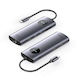 Vention 9-in-1 USB-C Docking Station με HDMI 4K PD Ethernet και σύνδεση 2 Οθονών Γκρι