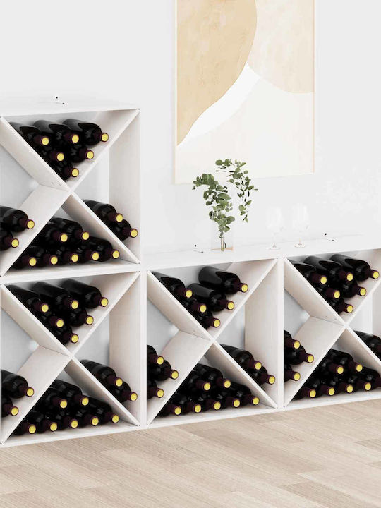 vidaXL Επιδαπέδια Κάβα Ποτών Λευκή 62x25x62εκ.