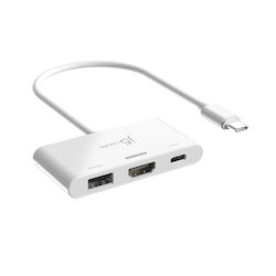 J5create USB-C Docking Station με HDMI 4K PD (JCA399-N)