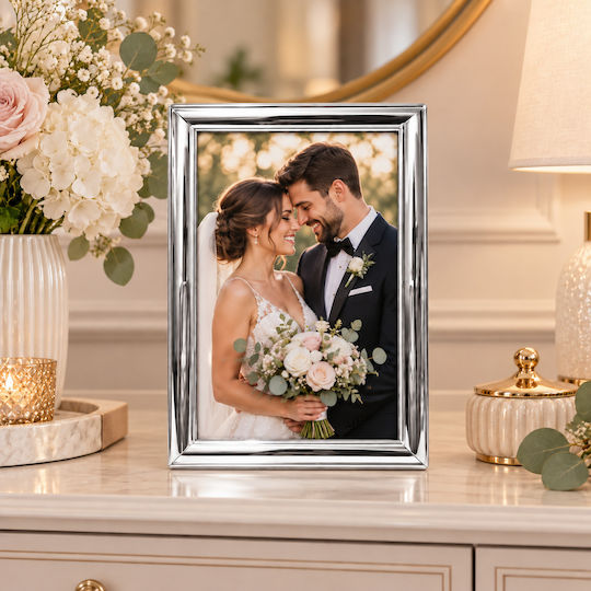 Karvounis Photo Frame with Silver Frame Silver Plated 20x30