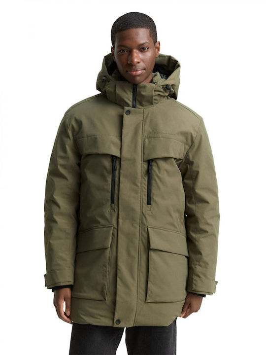 Tom Tailor Winter Jacket Parka Olive 1046906-11848 | Skroutz.mt