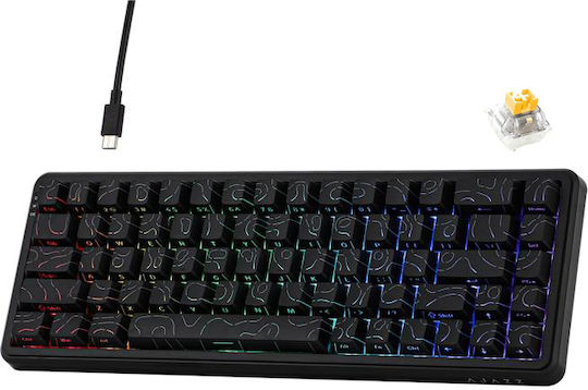 Ajazz AK680 Max Gaming Mechanical Keyboard 65% with Magnetic Switches and RGB Lighting English US