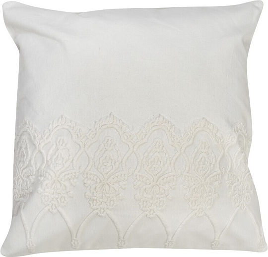 Espiel Espiel Sofa Cushion 100% Cotton White 45x45cm