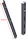 Element-System ES Rack Pillar with Single Support Hole Black 200cm 2pcs