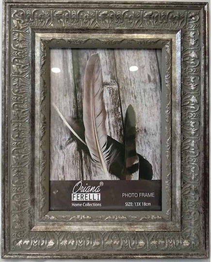 Oriana Ferelli Polyresin Photo Frame with Silver Frame