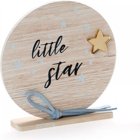 Taufgeschenke mit Miniatur-Gemälde Little Star aus Holz 24 Stück