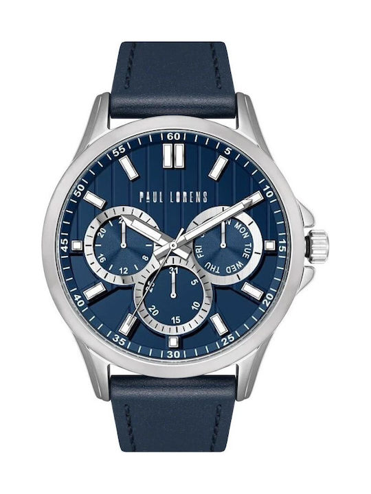 Paul Lorens Мъжки Часовник 44mm На Батерия със ...