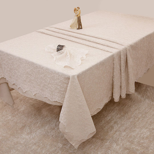 Anna Riska 2331 Platzdeckchen Stoff Ivory 37x50cm 4Stück Anna Riska 2331 Platzdeckchen Stoff Ivory 37x50cm 4Stück
