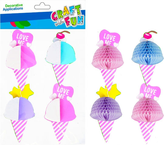 Craft with Fun Декоративен Материал за Направи си сам Проекти 4бр