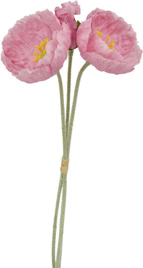 Dekorative künstliche Blume Mohnblume Rosa 12Stück InTheBox