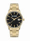 Paul Lorens Men's Watch 41mm Battery with Gold Metal Strap