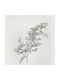 Ramură Decorativă Artificială Silver 60cm 12buc