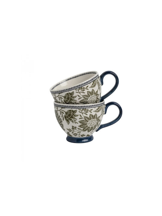 Laura Ashley Cană Ceramică Albastru 430ml