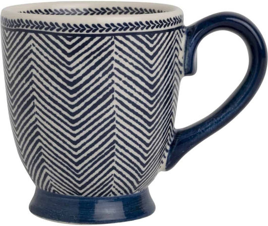 Laura Ashley Κούπα Κεραμική Μπλε 2τμχ