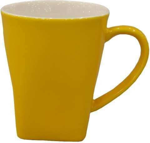 Art et Lumiere Porzellantasse Must 270 ml Gelb Becher Keramik Gelb 270ml