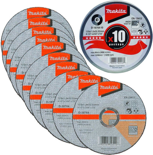 Makita D-18764 Cutting Disc Metal Hole Diameter 115mm 1pcs