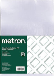 Metron Metron Bookbinding Cover Page Pvc A4 200mic Transparent 100 Pieces Metron Metron Bookbinding Cover Page Pvc A4 200mic Transparent 100 Pieces